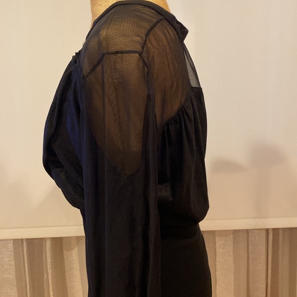 Robert Rodriguez gorgeous top, silk sheer sleeves, very elegant, size S - Picture 7 of 16